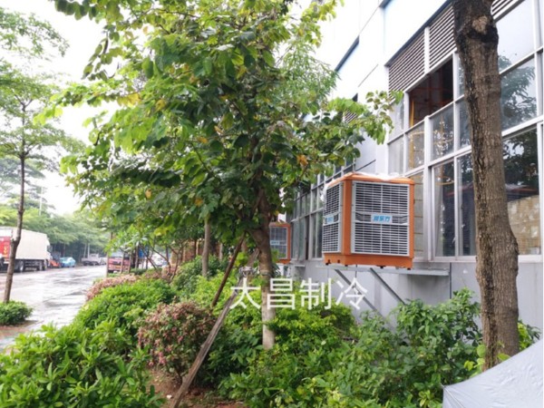 深圳某汽車配件廠車間環(huán)?？照{(diào)降溫工程